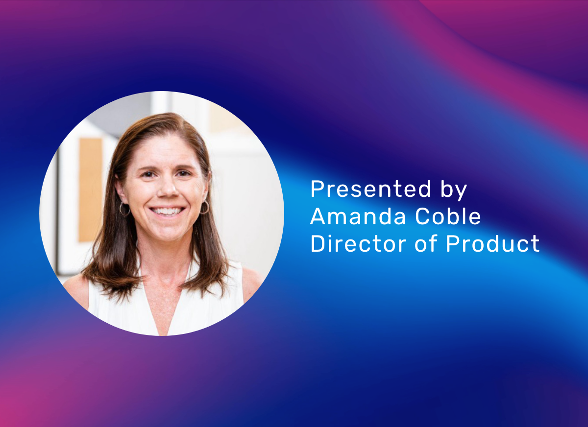 Headshot of Amanda Coble, Director of Product